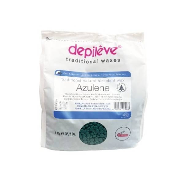 DEPILEVE Bio azulene topli vosak za depilaciju u perlama 1kg