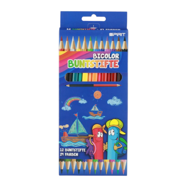 Drvene boje SPIRIT duo 12kom