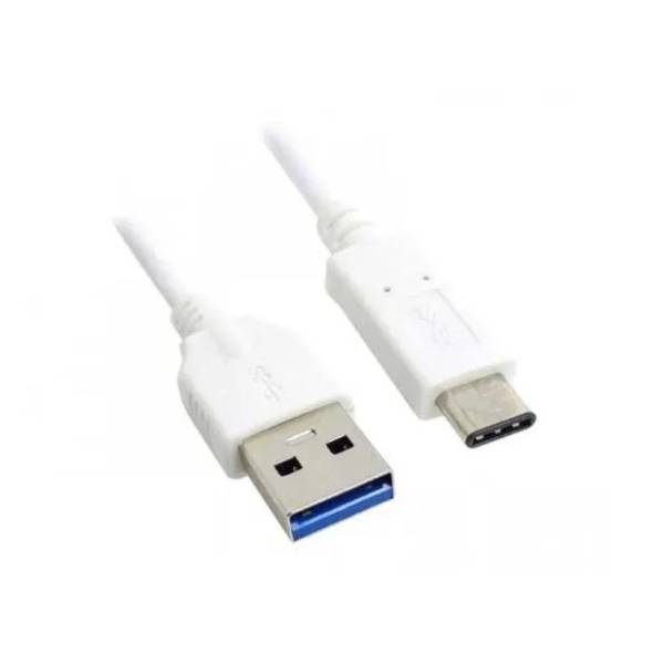 E-GREEN konverter kabl USB-A na USB-C 3.1 (m/m) 120W 6A 1m beli