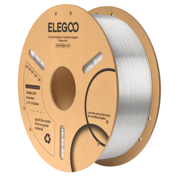 ELEGOO PLA 1,75 mm Translucent 3D filament