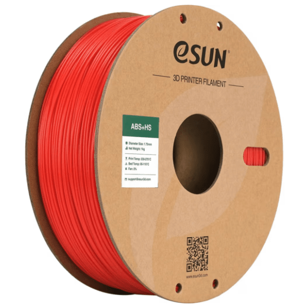 eSUN ABS+HS 1,75 mm Red 3D filament