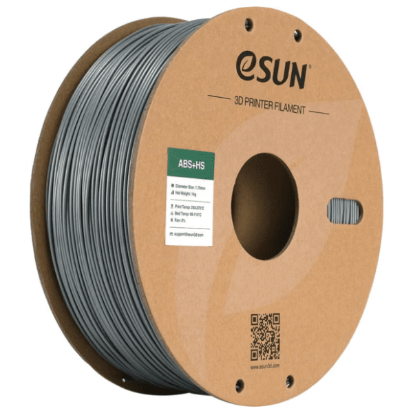 eSUN ABS+HS 1,75 mm Silver 3D filament