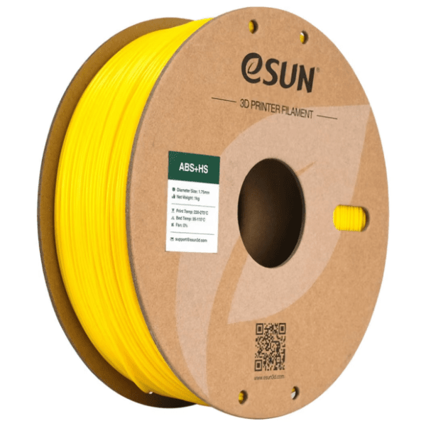 eSUN ABS+HS 1,75 mm Žuta 3D filament