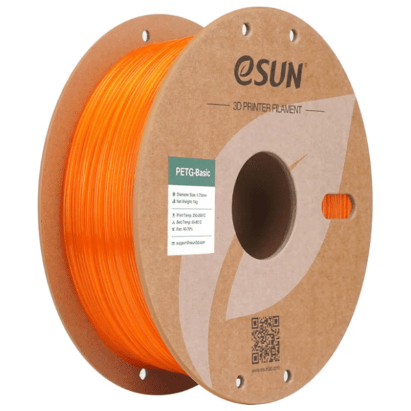 eSUN PETG Basic 1,75 mm Translucent Orange 3D filament