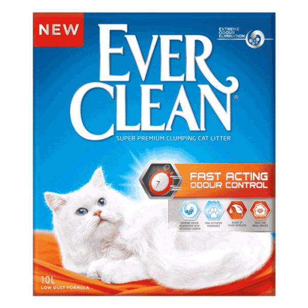 EVERCLEAN Fast acting grudvajući posip za mačke 10l