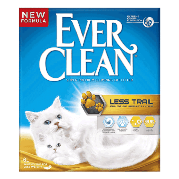 EVERCLEAN Litterfree paws posip za dugodlake mačke 6l