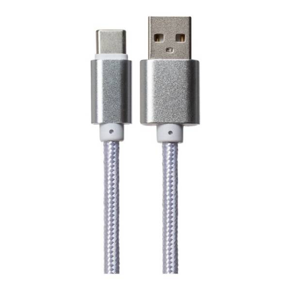 FAST ASIA konverter kabl USB-A 2.0 na USB-C (m/m) 1m srebrni