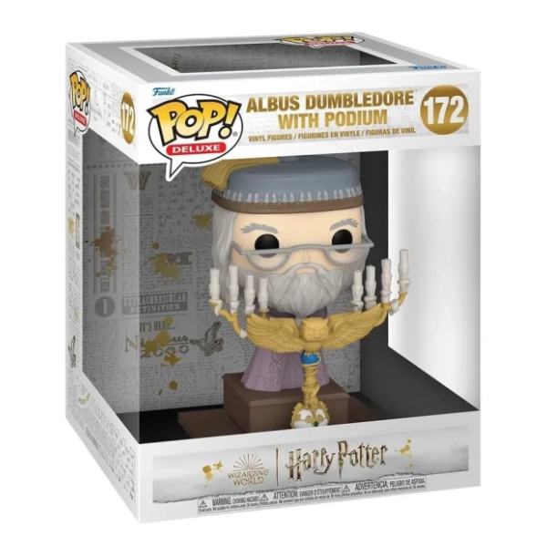 Figura  Albus Dumbledore with podium Harry Potter FUNKO