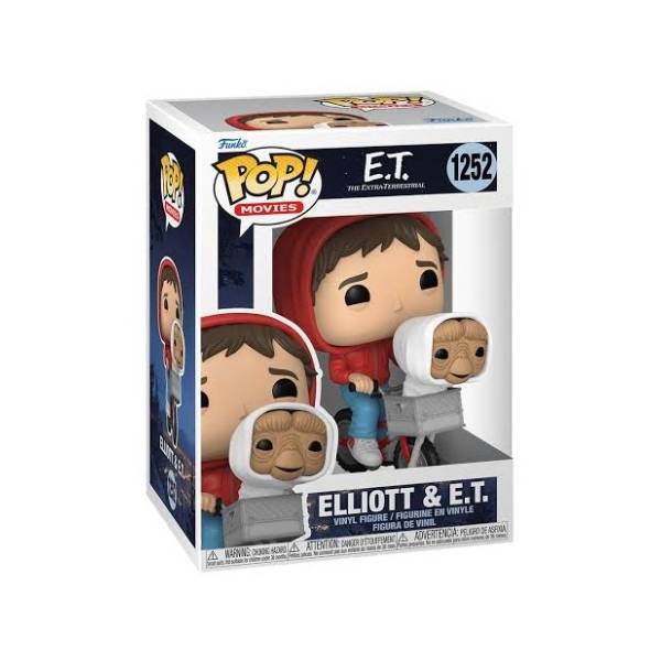 Figura ET Eliott with ET in bike basket FUNKO
