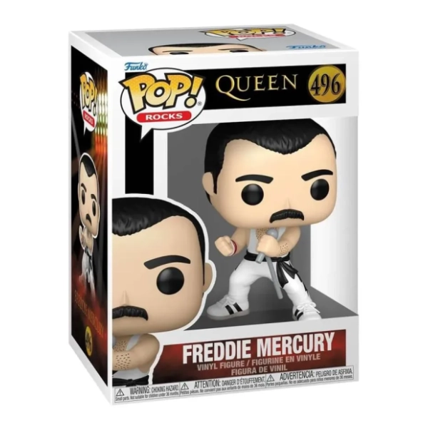 Figura Freddie Mercury white singlet Queen FUNKO