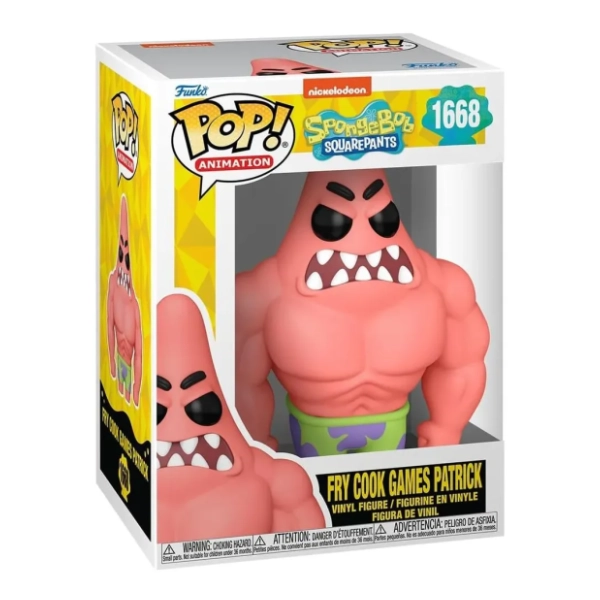 Figura Patrick Fry Cook Games Spongebob Squarepants FUNKO