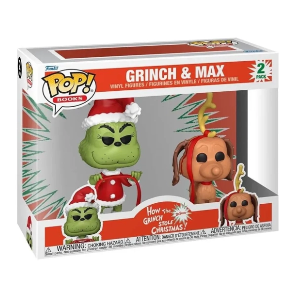 Figura Grinch & Max How Grinch Stole Christmas FUNKO