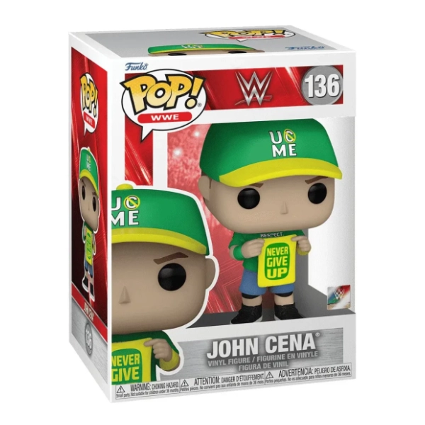 Figura John Cena never give up Wwe FUNKO