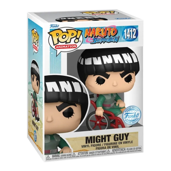 Figura Might Guy white chrome Naruto Shippuden FUNKO