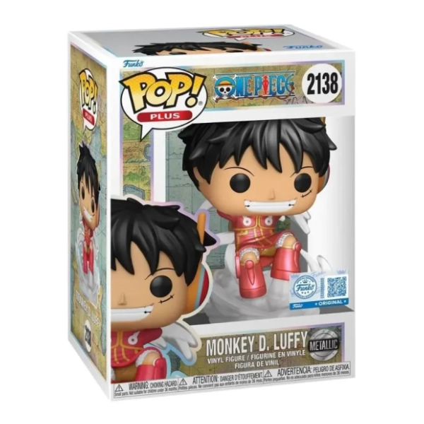 Figura Monkey D Luffy metallic One Piece FUNKO