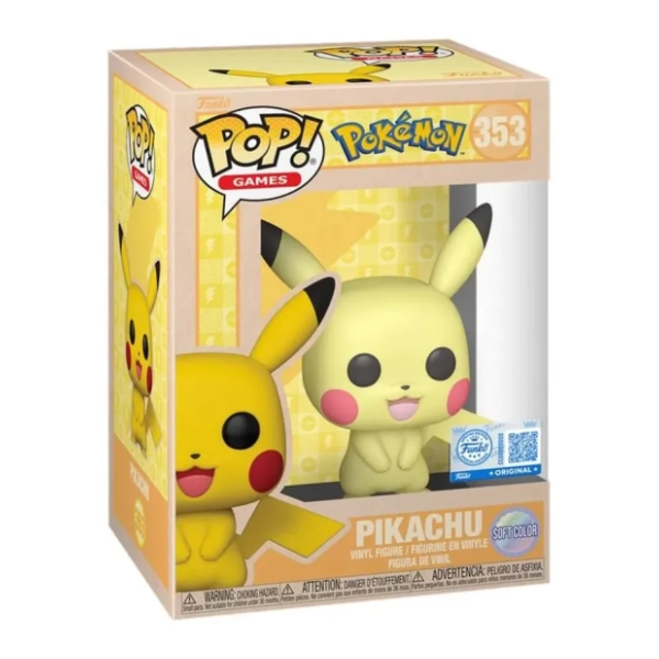 Figura Pikachu soft color Pokemon FUNKO 