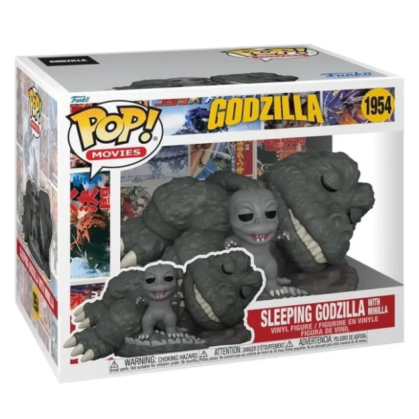 Figura Sleeping Godzilla with Minilla FUNKO