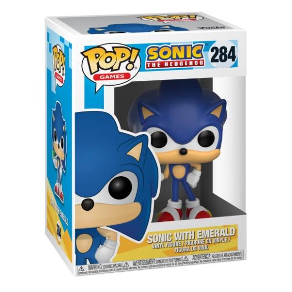 Figura Sonic with emerald Sonic The Hedgehog FUNKO