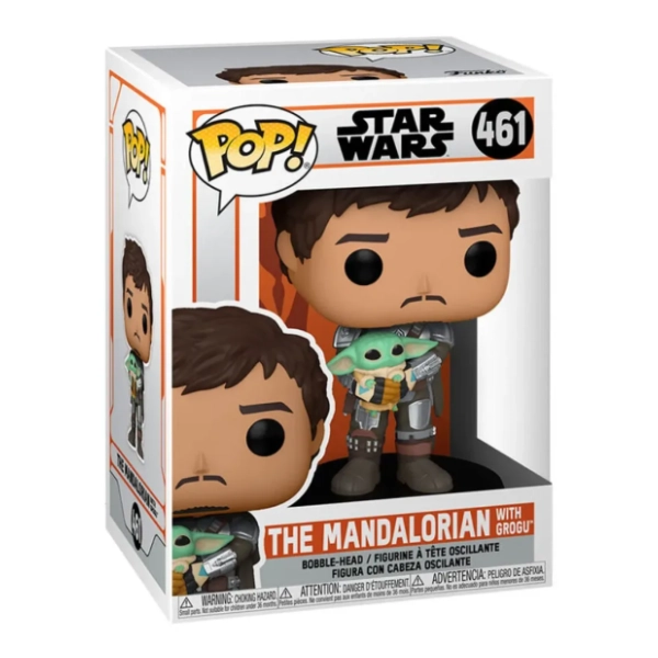 Figura The Mandalorian with Grogu Star Wars FUNKO 461