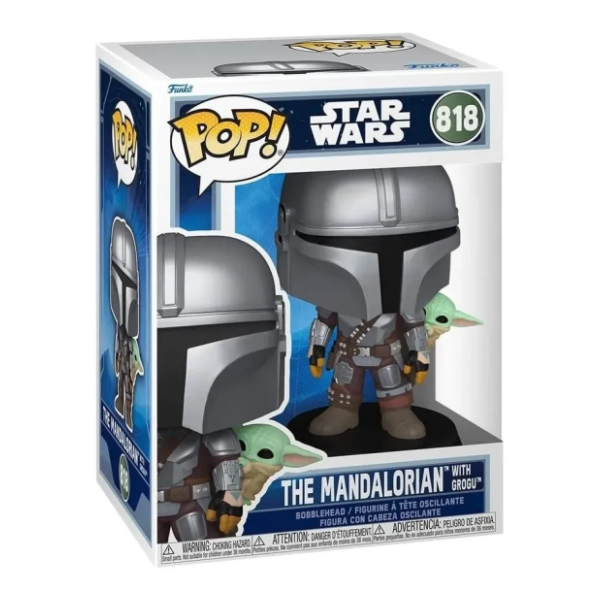Figura The Mandalorian with Grogu Star Wars FUNKO