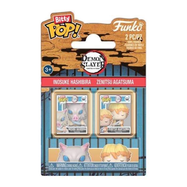 Figure Bitty  Inosuke And Zenitsu Demon Slayer FUNKO