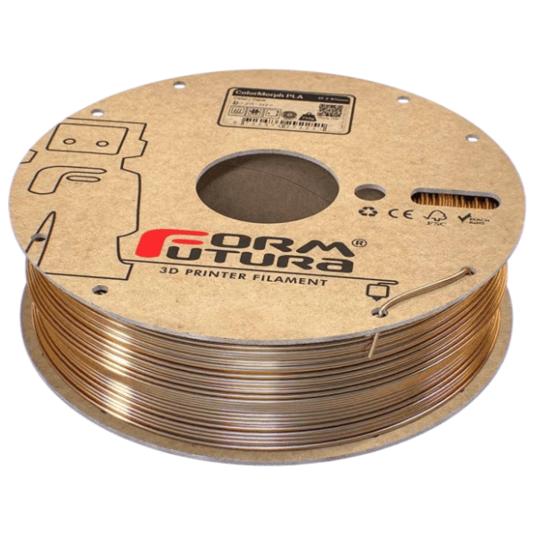 FORMFUTURA High Gloss PLA 1,75 mm ColorMorph Gold & Silver 3D filament