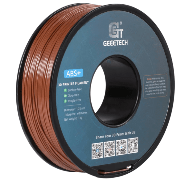 GEEETECH ABS+ 1,75 mm Brown 3D filament