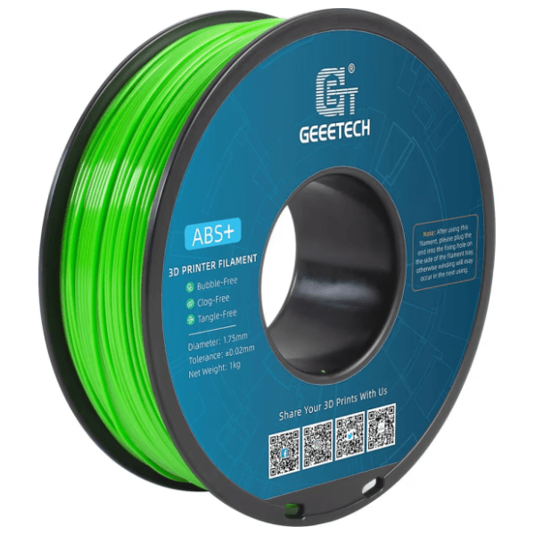 GEEETECH ABS+ 1,75 mm Green 3D filament