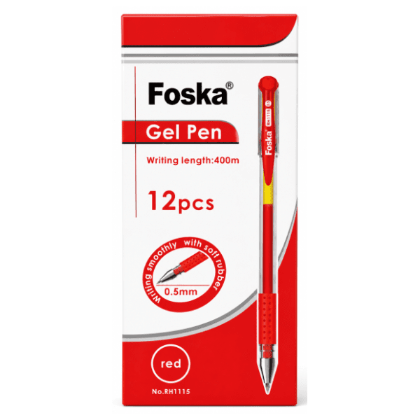 Gel olovka FOSKA crvena 1kom