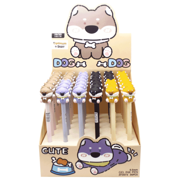 Gel olovka OPTIMUM cute dog piši/briši 1kom