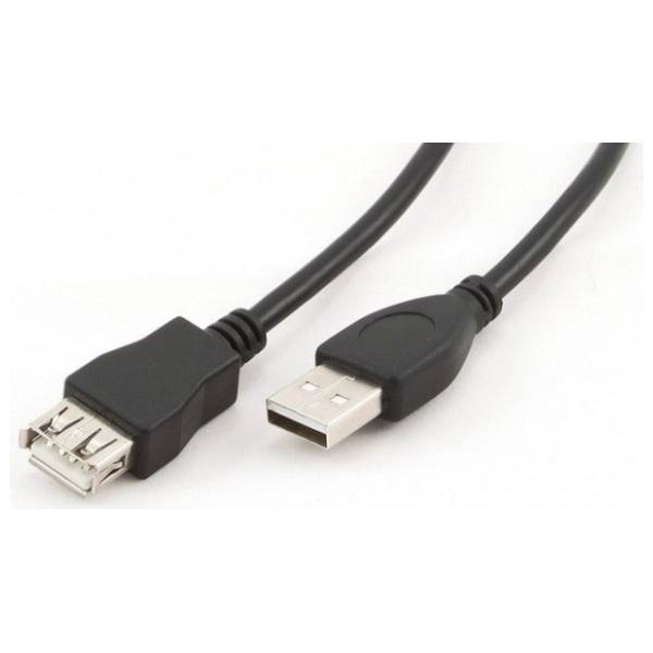 GEMBIRD kabl USB-A 2.0 (m) na USB-A 2.0 (ž) CCP-USB2-AMAF-6 1.8m crni