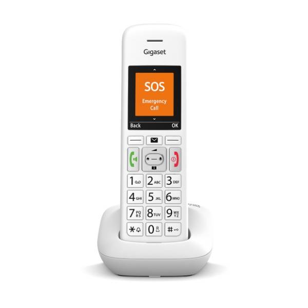GIGASET E390 beli bežični fiksni telefon
