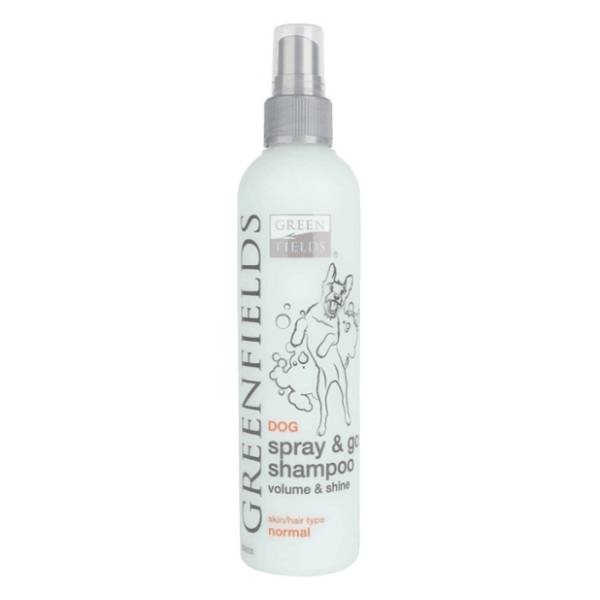 GREENFIELDS Spray & go šampon za suvo kupanje pasa 250ml