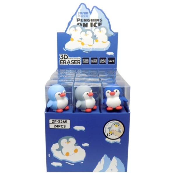Gumica YALONG penguins on ice 3D 1kom