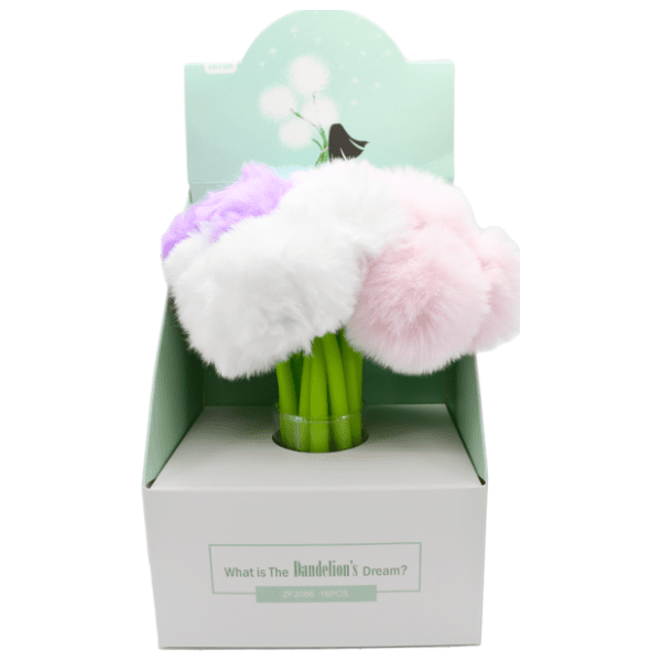Hemijska olovka Bućka pom pom pastel ZF2086 1kom