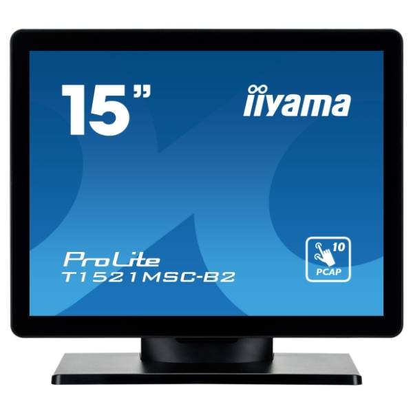 IIYAMA monitor 15'' TN ProLite Multitouch T1521MSC-B2