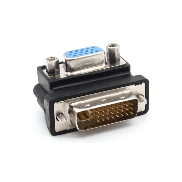 JWD adapter DVI (m) na VGA (ž) ugaoni crni