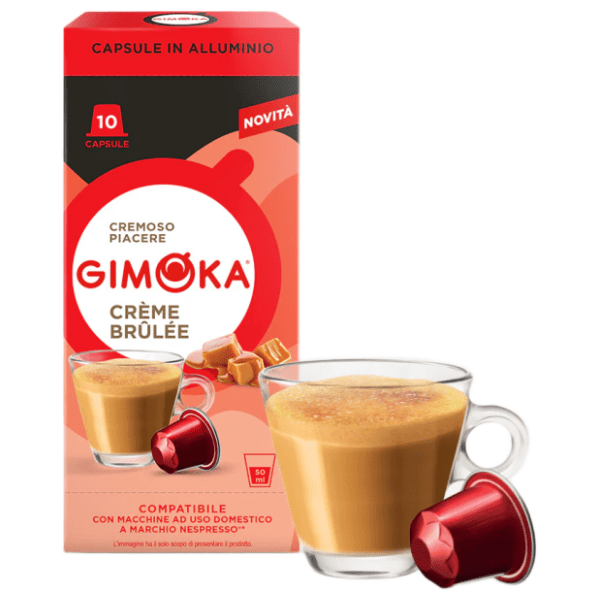 Kapsule GIMOKA Crem brule in alluminio 10kom