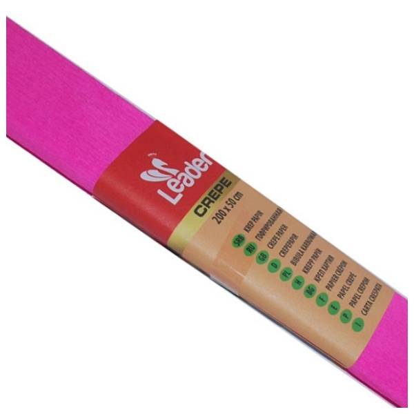 Krep papir LEADER pink 1kom