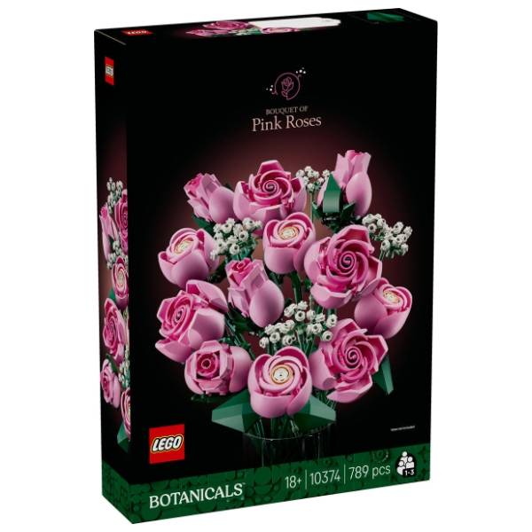LEGO Botanical Collection buket ružičastih ruža 10374
