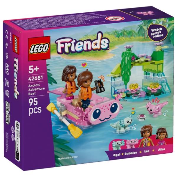 LEGO Friends Aksolotl čamac za avanturu 42681