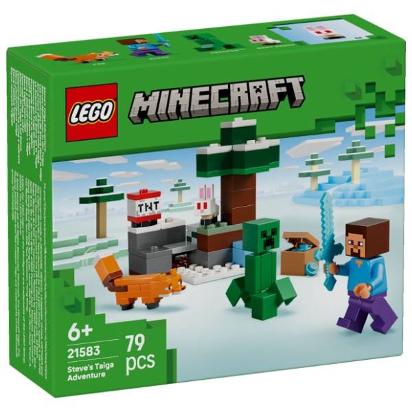 LEGO Minecraft Stivova avantura u tajgi 21583
