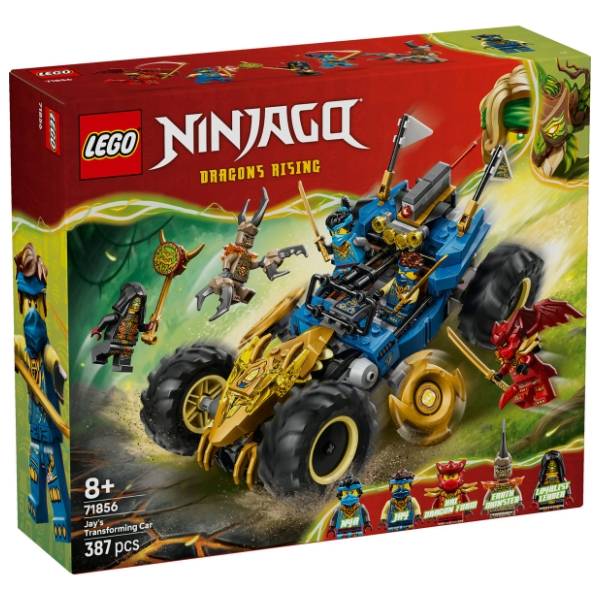 LEGO NINJAGO Džejov automobil koji se transformiše 71856