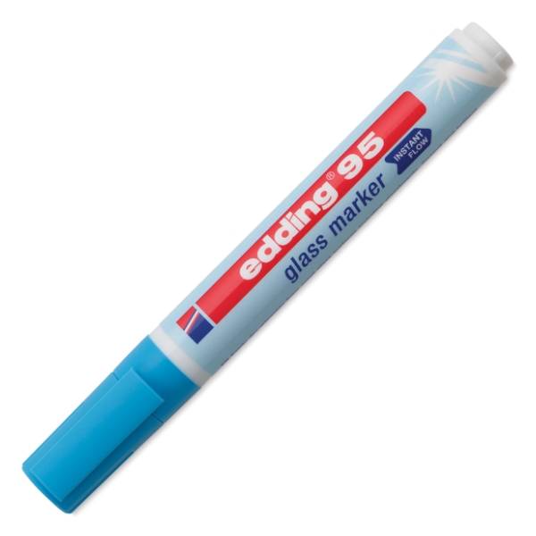 Marker EDDING za staklenu tablu E-95 1.5-3mm svetloplavi 1kom