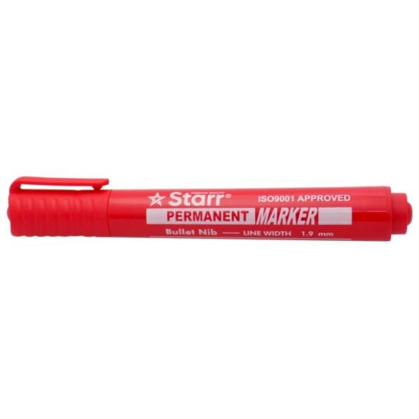 Marker STARR sa oblim vrhom crveni 1kom