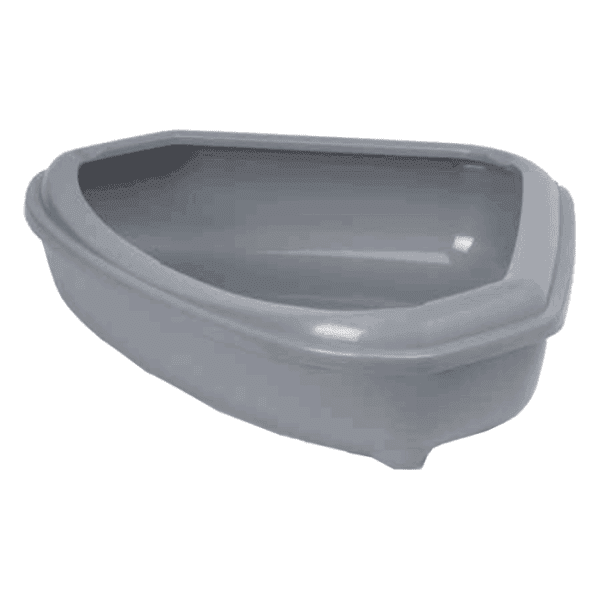 MODERNA Corner tray ugaona posuda za posip sa ramom siva