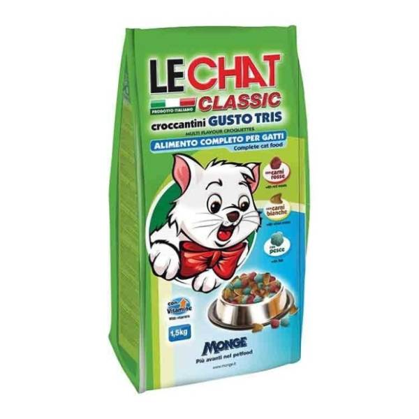 MONGE Adult le chat three flavour hrana za mačke 20kg