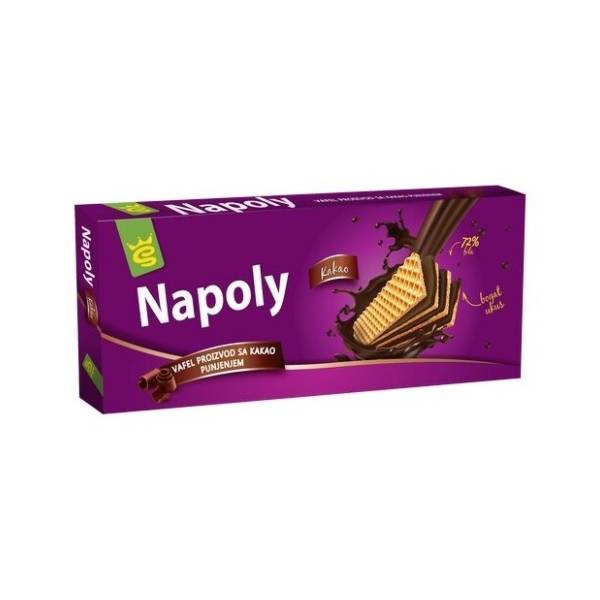Napolitanke SO TASTY Napoly kakao neprelivene 180g