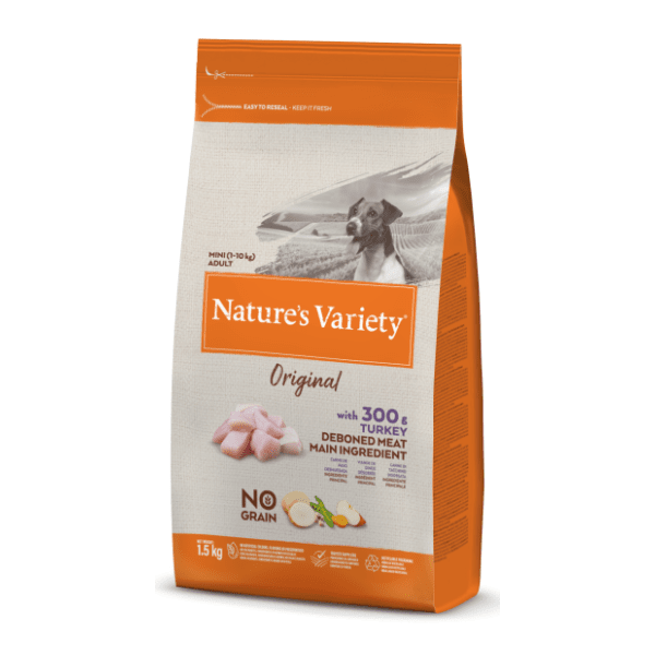 NATURES VARIETY Original mini adult hrana za pse ćutetina 1,5kg