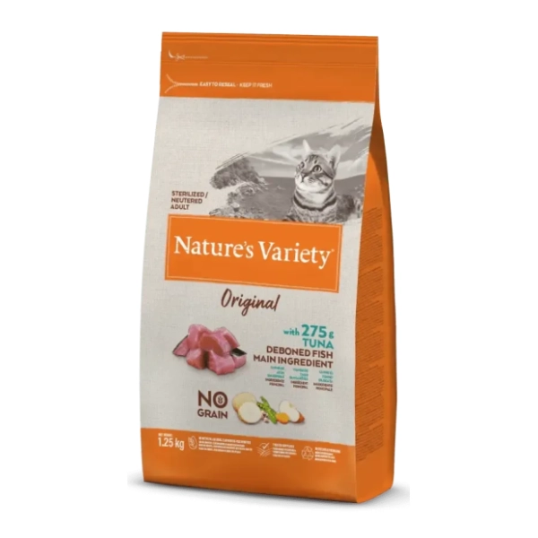 NATURES VARIETY Original sterilised gain free tuna 1,25kg